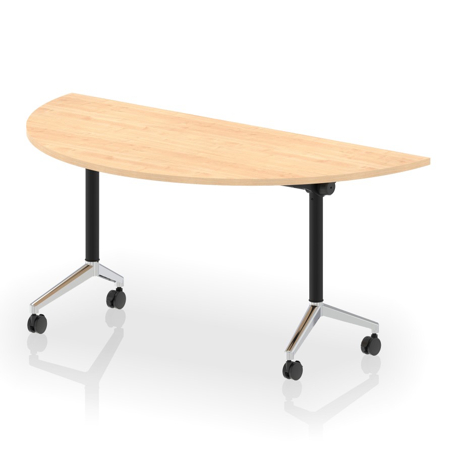 Rayleigh Flip Top 1600mm Semi Circle Table